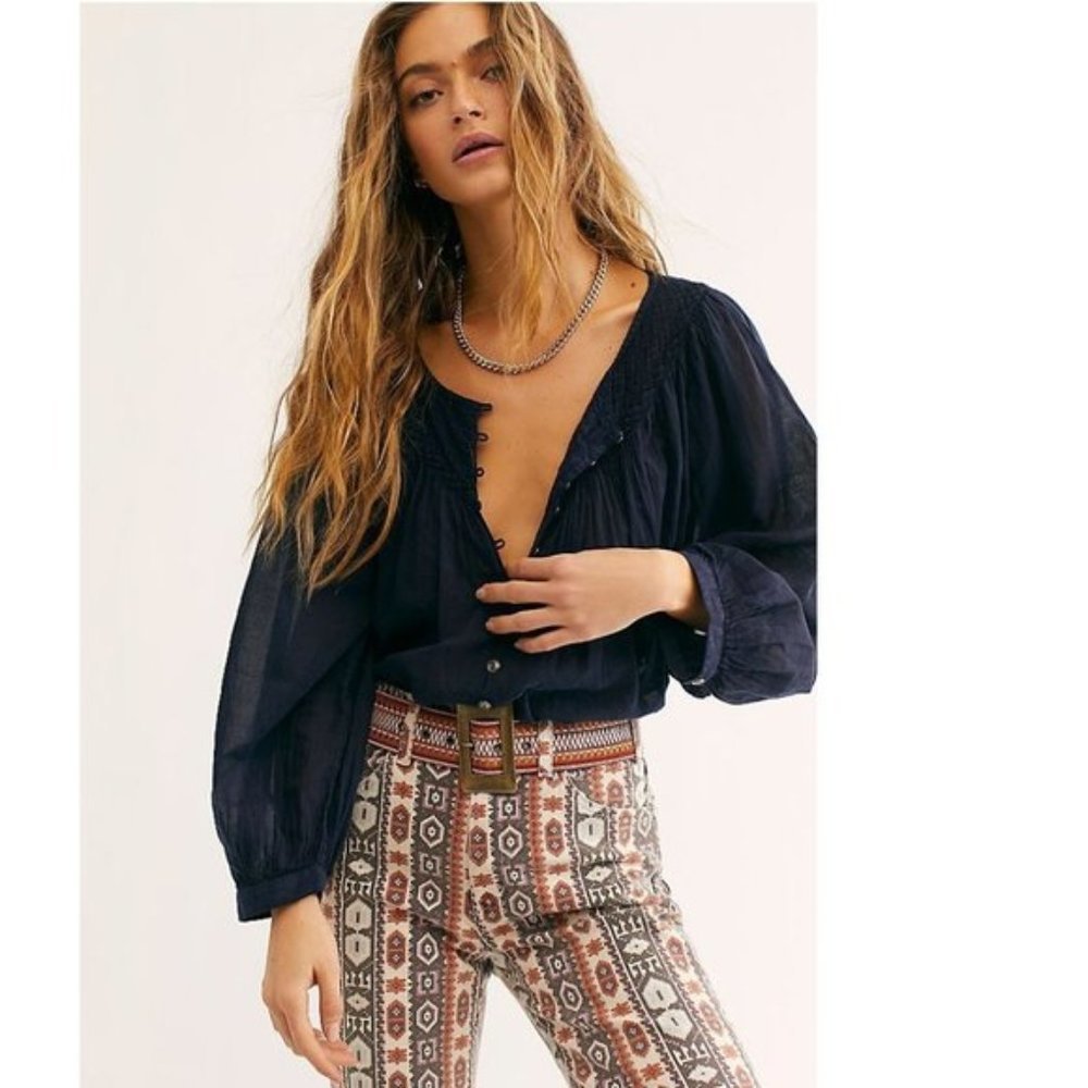 FREE PEOPLE We The Free Cool Meadow Top